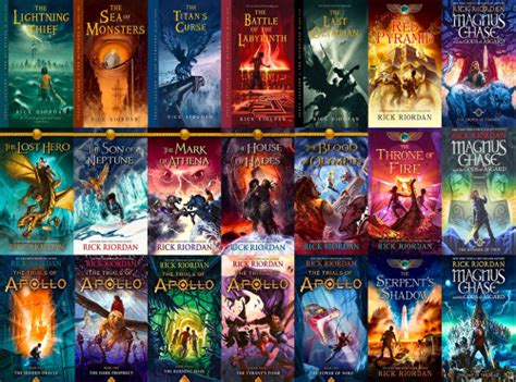 Create a RICK RIORDAN BOOKS Tier List - TierMaker