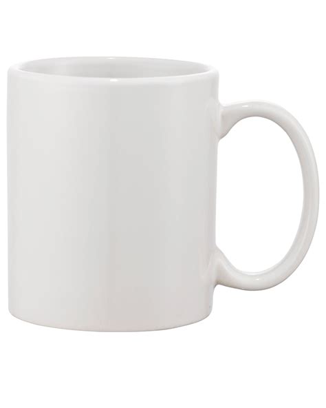 Custom Logo 11 oz. White Ceramic Mug | All Products - Queensboro