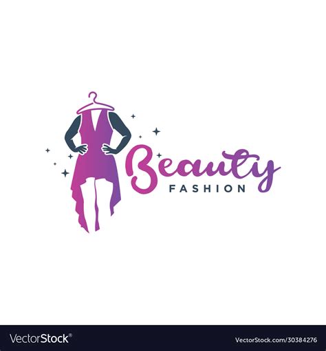 Womens clothing logo design Royalty Free Vector Image