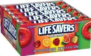 LifeSavers 5 Flavor Hard Candy, 1.14-Ounce Rolls (Pack of 60) by ...