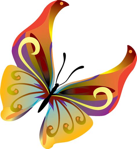 Butterflies Vector Png Transparent Image - Butterfly Vector Free Png Transparent Background ...