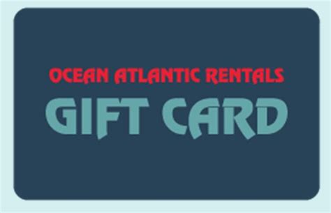 OBX Gift Cards for Beach Equipment | Ocean Atlantic Rentals