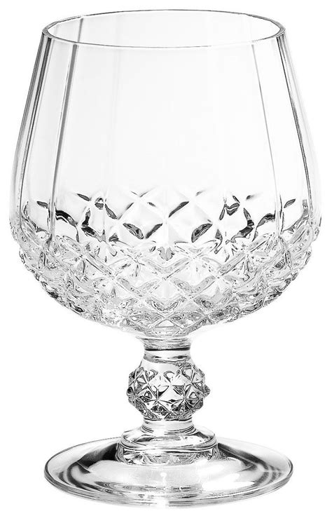 ARC Cristal D'Arques Longchamp Snifters, Set of 4 Glass Dining Room Table, Glass End Tables ...