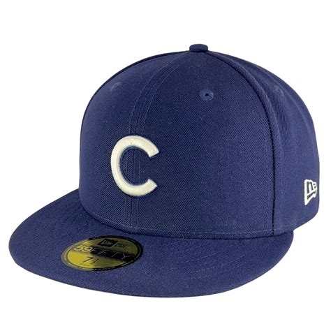 Chicago Cubs Navy/White Logo New Era 59FIFTY Fitted Hat - Clark Street ...