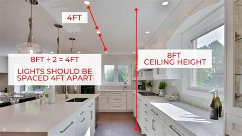 How Far Should Can Lights Be From Kitchen Cabinets | Homeminimalisite.com