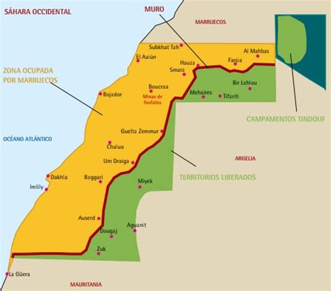 Los muros que dividen el Sáhara Occidental miden más de 2.700 km