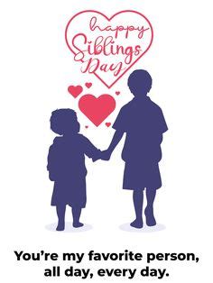 40 Siblings Day Cards ideas | siblings, happy sibling day, birthday ...