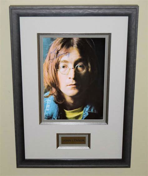 John Lennon, hand signed collectibles, rock star galleryROCK STAR gallery