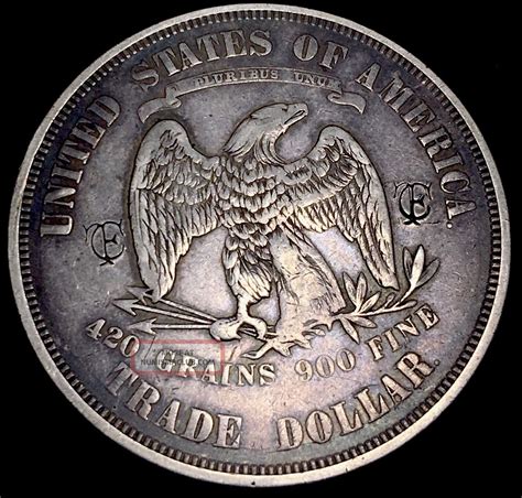 1874 Trade Dollar Silver Liberty $1 Rare U. S Coin