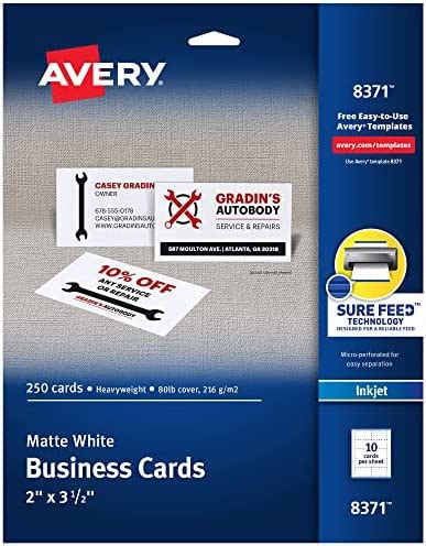 Avery business cards template 8371 - losangelesgagas