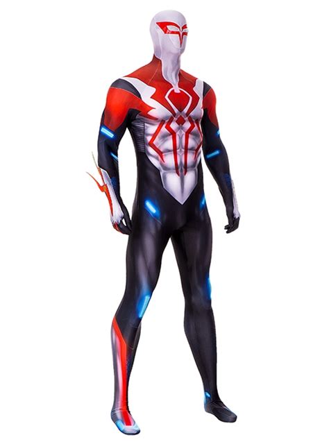 Comics Spider-Man 2099V3 Miguel O'Hara Battle Suit Halloween Cosplay ...