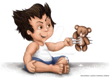 Baby Wolverine by caraokulta on DeviantArt