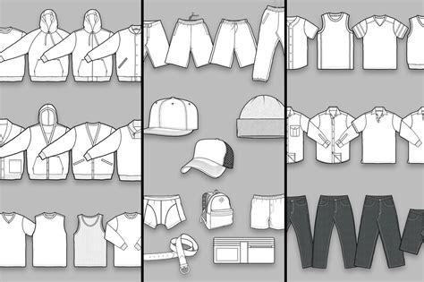 50+ Vector Fashion Templates | Shirt Mockups ~ Creative Market