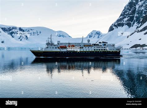 National Geographic Explorer cruise ship, Lemaire Passage, Antarctica Stock Photo - Alamy