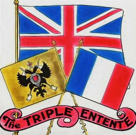 Print of The Triple Entente | Triple entente, Flag display, Union flags