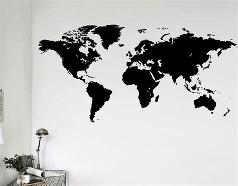 World Map Wall Decal – Your Decal Shop