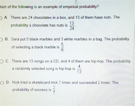 (Photo) Please help me Which of the following is an example of ...