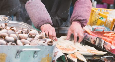 Korean food market | Food Images ~ Creative Market