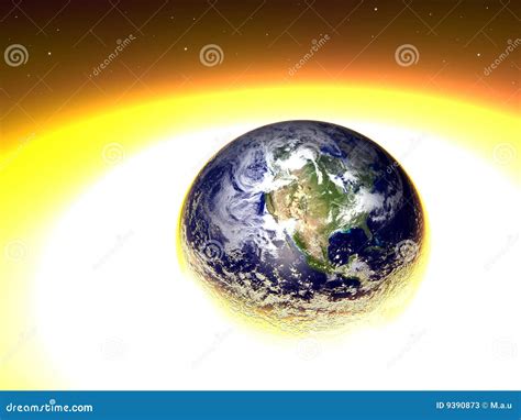 Exploding Earth Stock Photos - Image: 9390873