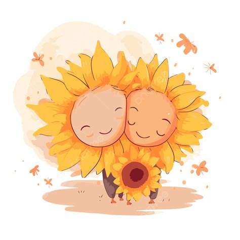 You Are My Sunshine Vector, Sticker Clipart Sunny Couple Hugging ...