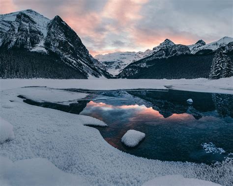 Winter in Banff National Park on Behance