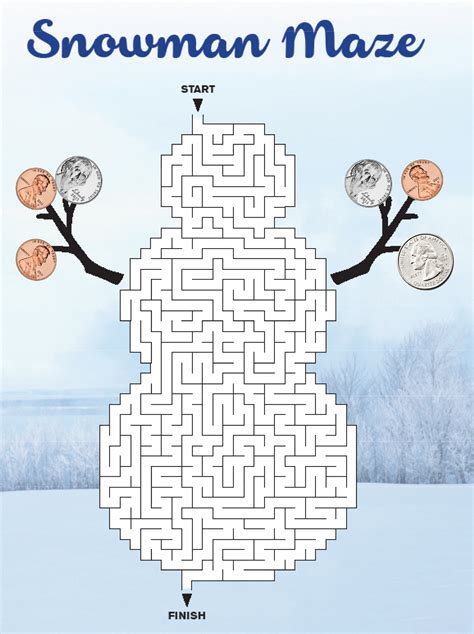 Snowman Maze | Bear Essential News