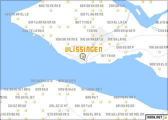 Vlissingen (Netherlands) map - nona.net