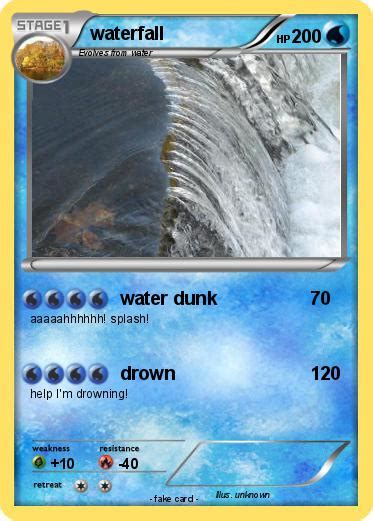 Pokémon waterfall 63 63 - water dunk - My Pokemon Card