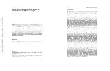 How to detect gamma-rays from ground: an introduction to the detection concepts | Papers With Code