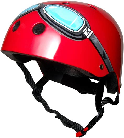 Kiddimoto Red Goggle Kids Helmet - Upzy