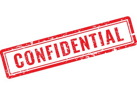 confidential, rubber stamp 21433001 PNG