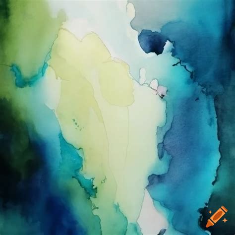 Abstract watercolor painting