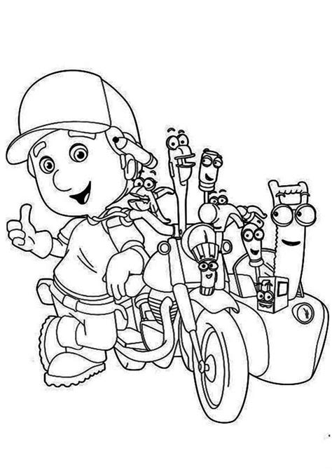 Coloring Pages | Handy Manny and the 7 Tools Coloring Page