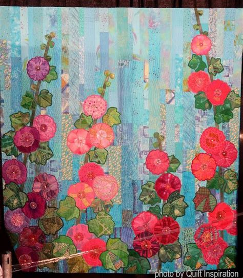 More May Flowers ! | Flower quilts, Landscape quilts, Watercolor quilt