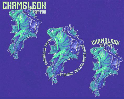 Chameleon Tattoo on Behance