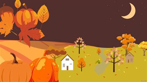 Fall Desktop Background in Illustrator, SVG, JPG, EPS, PNG - Download ...