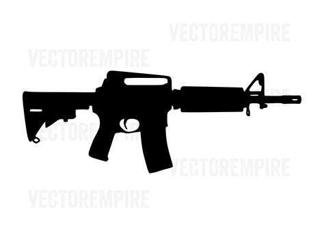 AR-15 2 SVG M-16 SVG M-4 Svg Gun Vector Gun Cricut File - Etsy Singapore