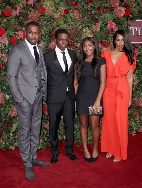 Idris Elba and Family at the Evening Standard Awards | POPSUGAR ...