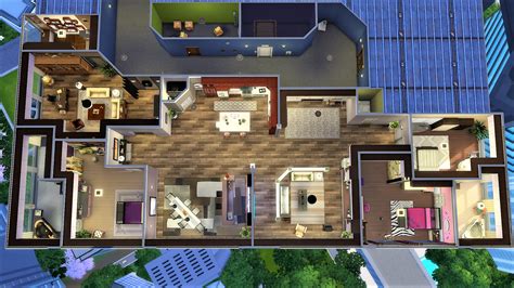 Sims 4 Apartment Floor Plans