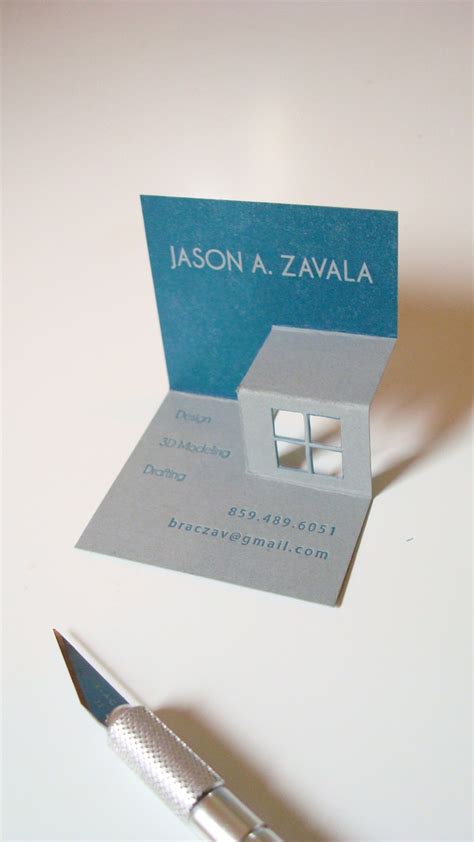 Pop Up Business card - Architizer