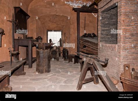 museum inside Castle of the Holy Angel, Castel Sant' Angelo, Rome, Lazio, Italy Stock Photo - Alamy