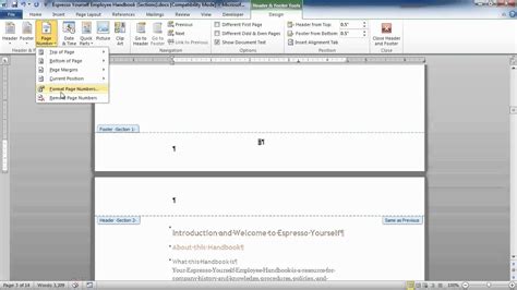 Footer, Headers, Levels. | Microsoft word 2010, Words, Ms word