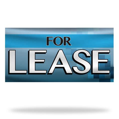 For Lease Flags & Banners Design 02 - Free Customization | Lush Banners