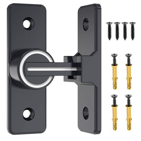 Buy Barn Door Lock, 90 Degree Gate Latches, 304 Stainless Steel Heavy ...