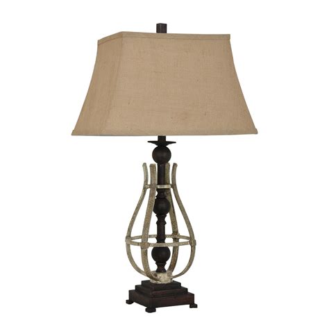 Braxton 34-Inch Table Lamp, Rustic Metal - Walmart.com