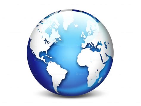 3d World Globe - ClipArt Best