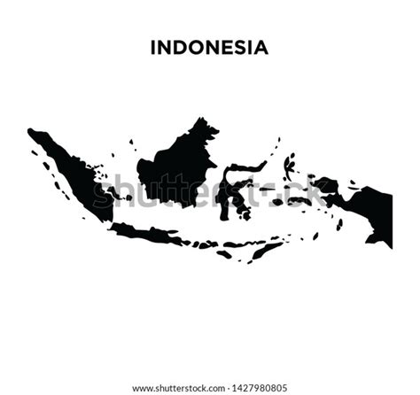 Indonesia Map Icon Vector Illustration Stock Vector (Royalty Free) 1427980805 | Shutterstock