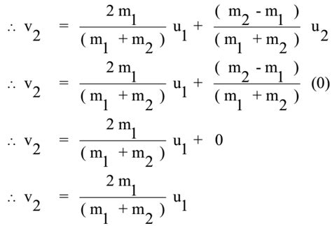 Elastic Collision Equation