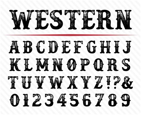 Western font svg cowboy font svg alphabet font svg rodeo font svg country font cricut font ...