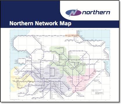 Northern Trains rail maps